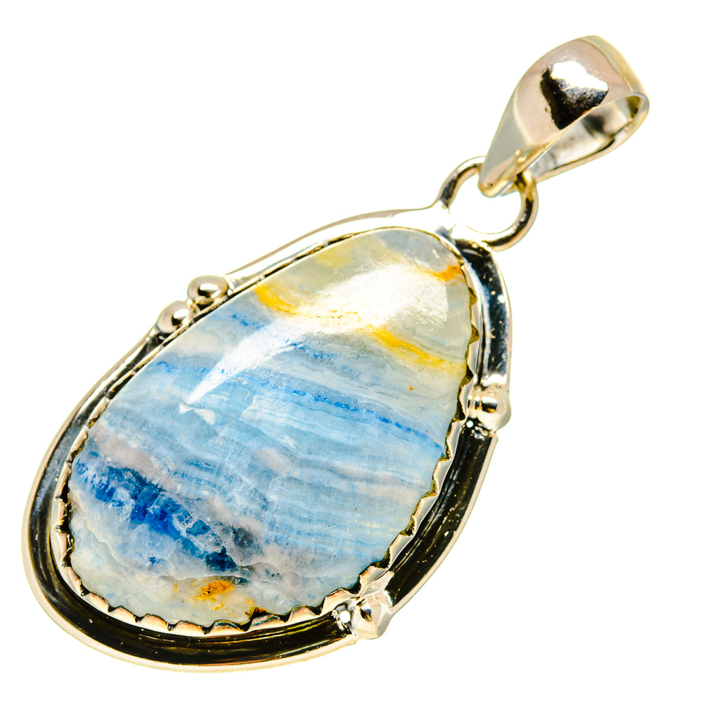 Blue Scheelite Pendants handcrafted by Anasilvercos - PD755927