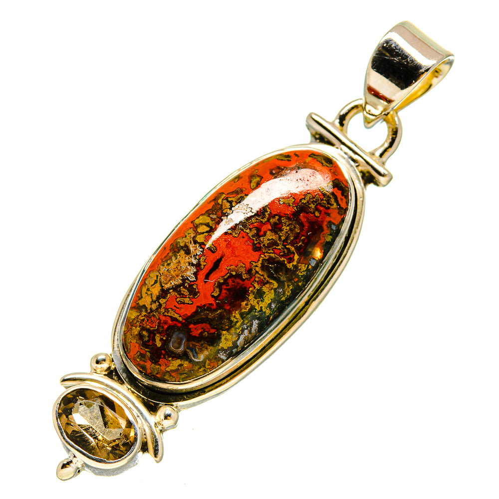 Moroccan Agate Pendants handcrafted by Anasilvercos - PD755937
