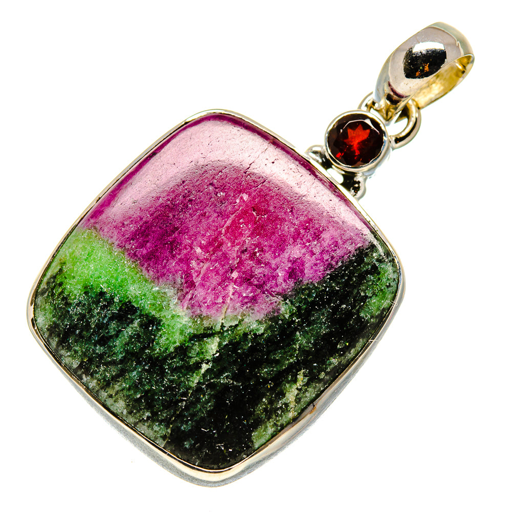 Ruby Zoisite Pendants handcrafted by Anasilvercos - PD755950