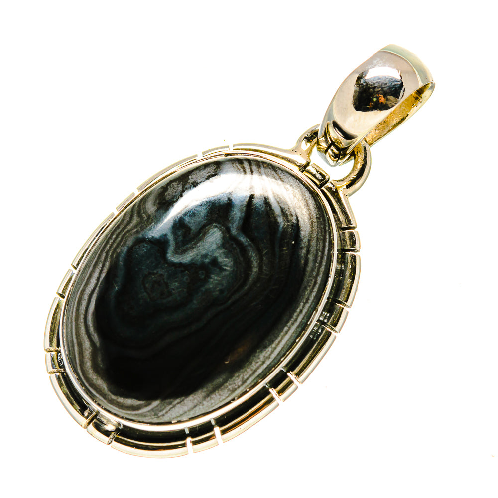Psilomelane Pendants handcrafted by Anasilvercos - PD755965