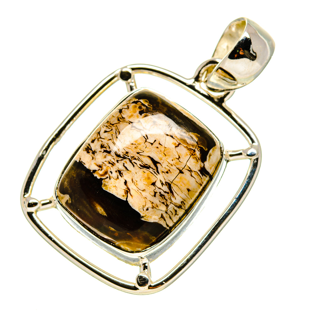 Peanut Wood Jasper Pendants handcrafted by Anasilvercos - PD755970