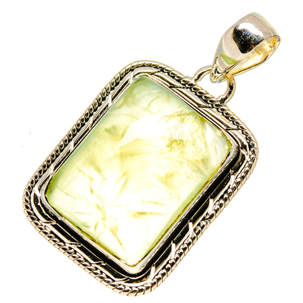 Prehnite Pendants handcrafted by Anasilvercos - PD755979