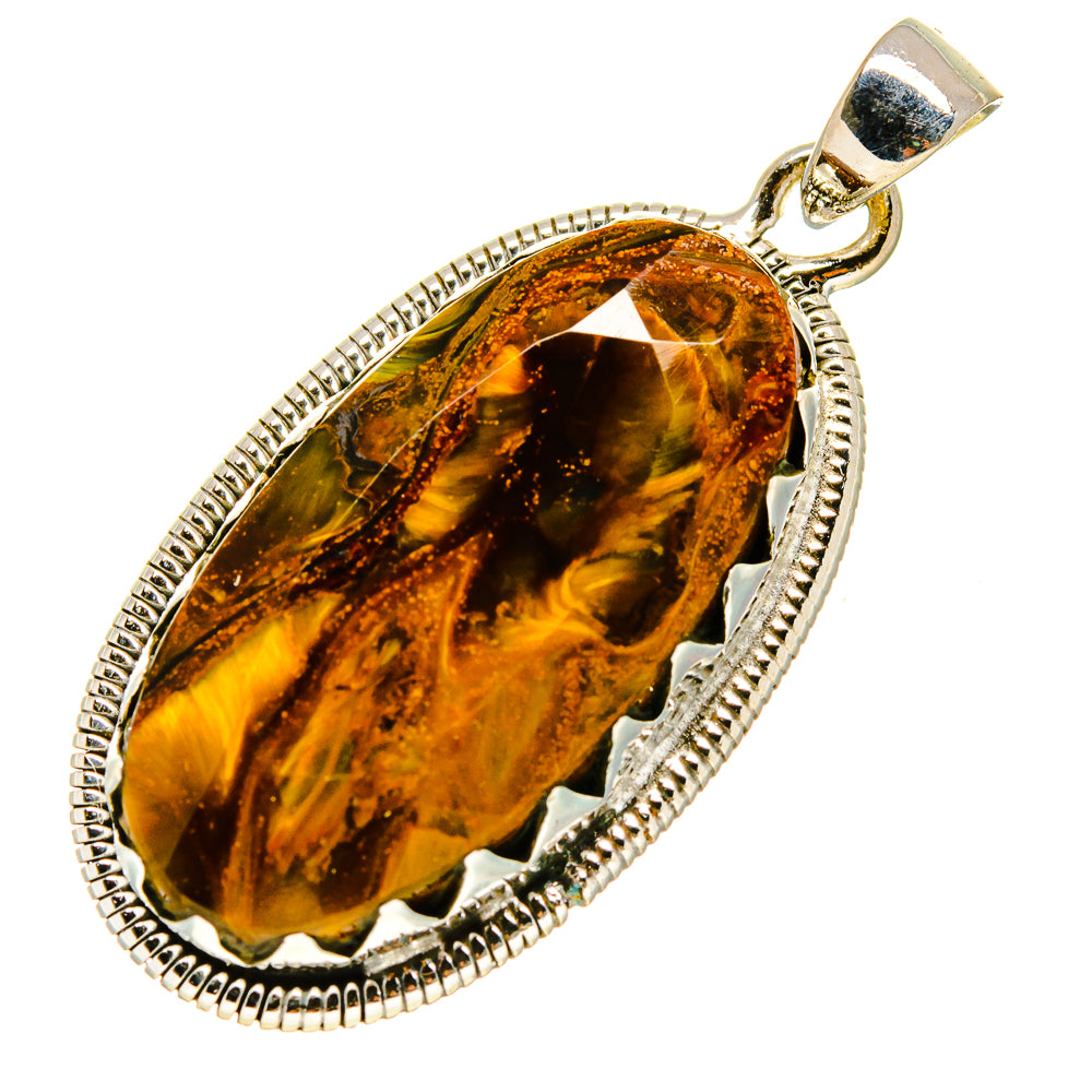 Golden Pietersite Pendants handcrafted by Anasilvercos - PD755988