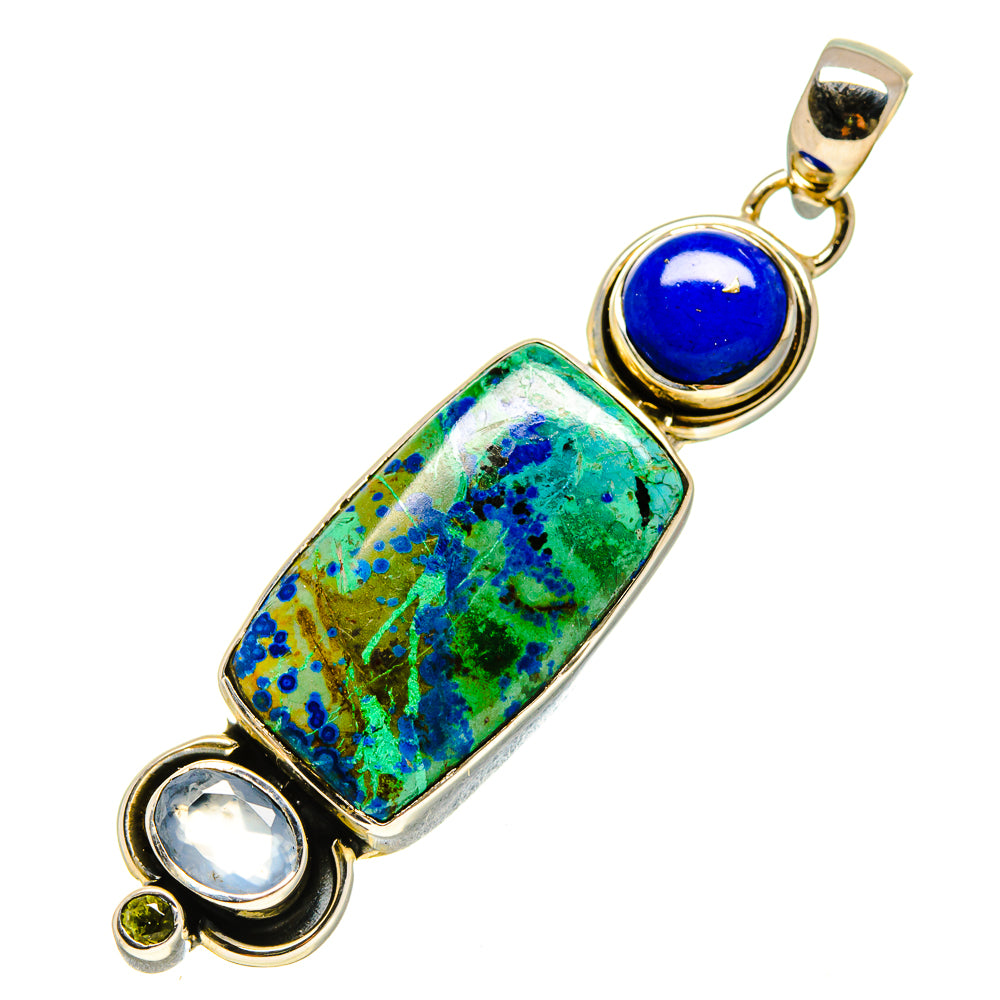 Chrysocolla Pendants handcrafted by Anasilvercos - PD756003