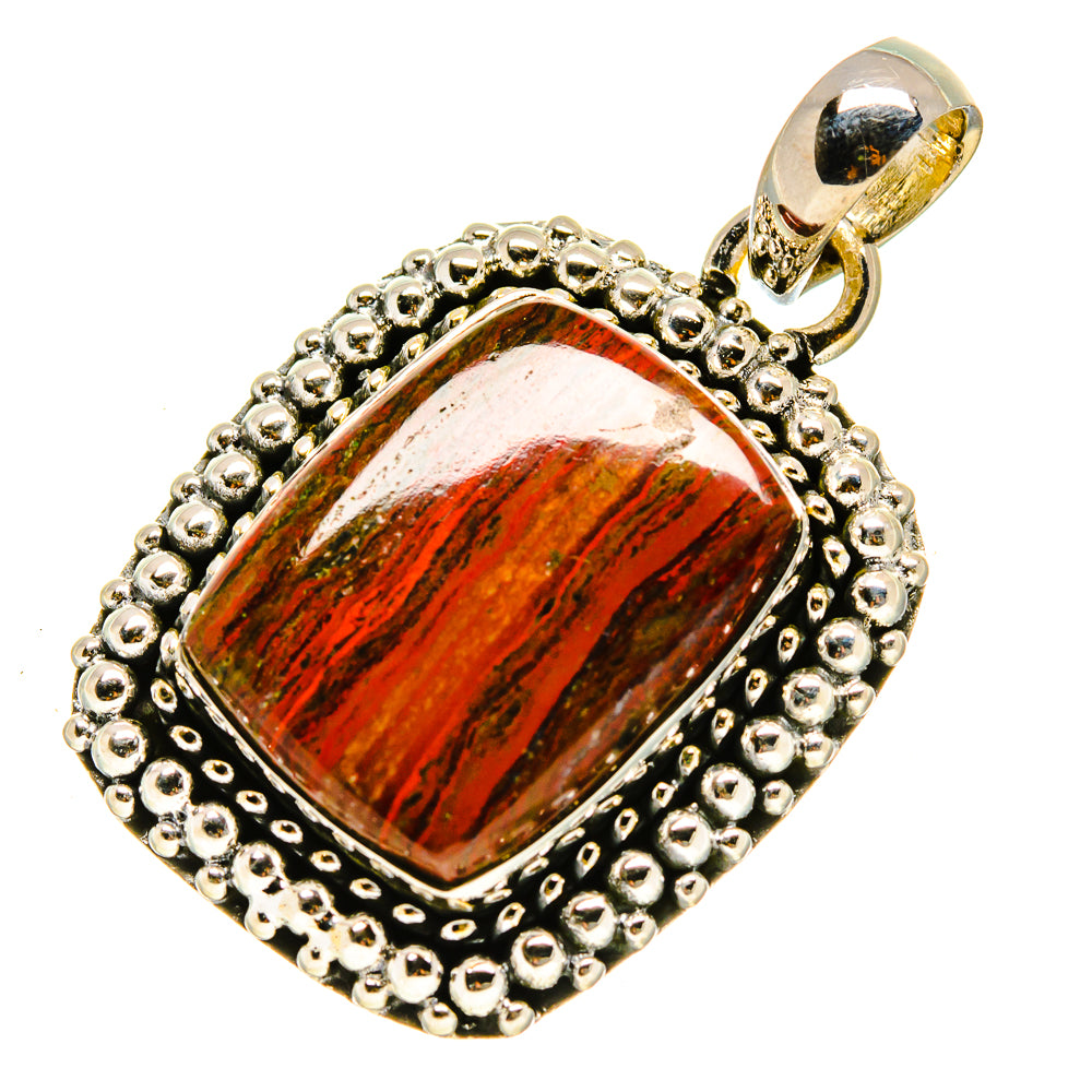 Red Jasper Pendants handcrafted by Anasilvercos - PD756005