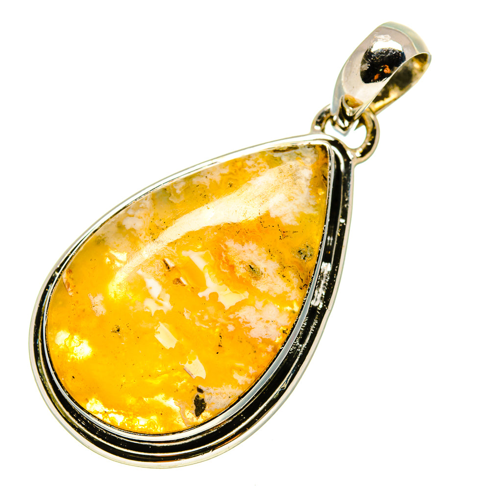 Plume Agate Pendants handcrafted by Anasilvercos - PD756015
