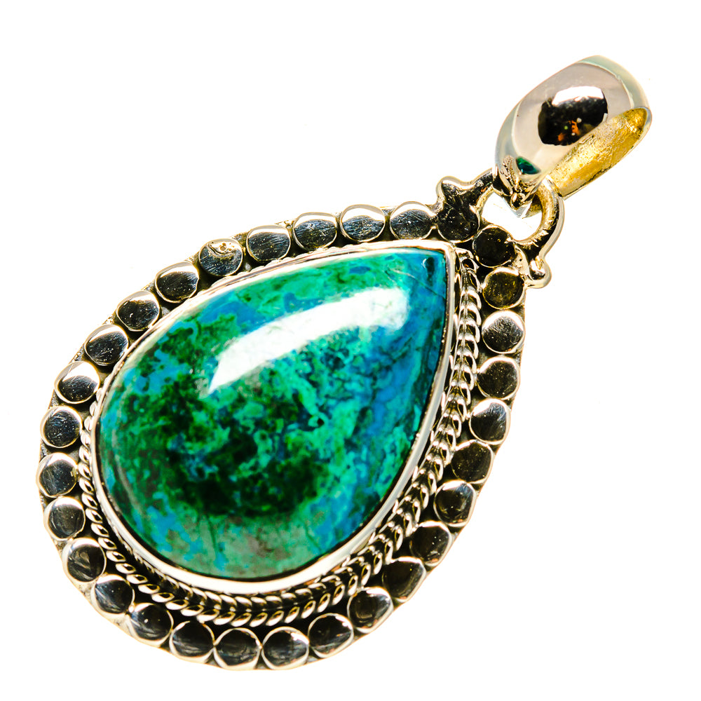 Chrysocolla Pendants handcrafted by Anasilvercos - PD756018