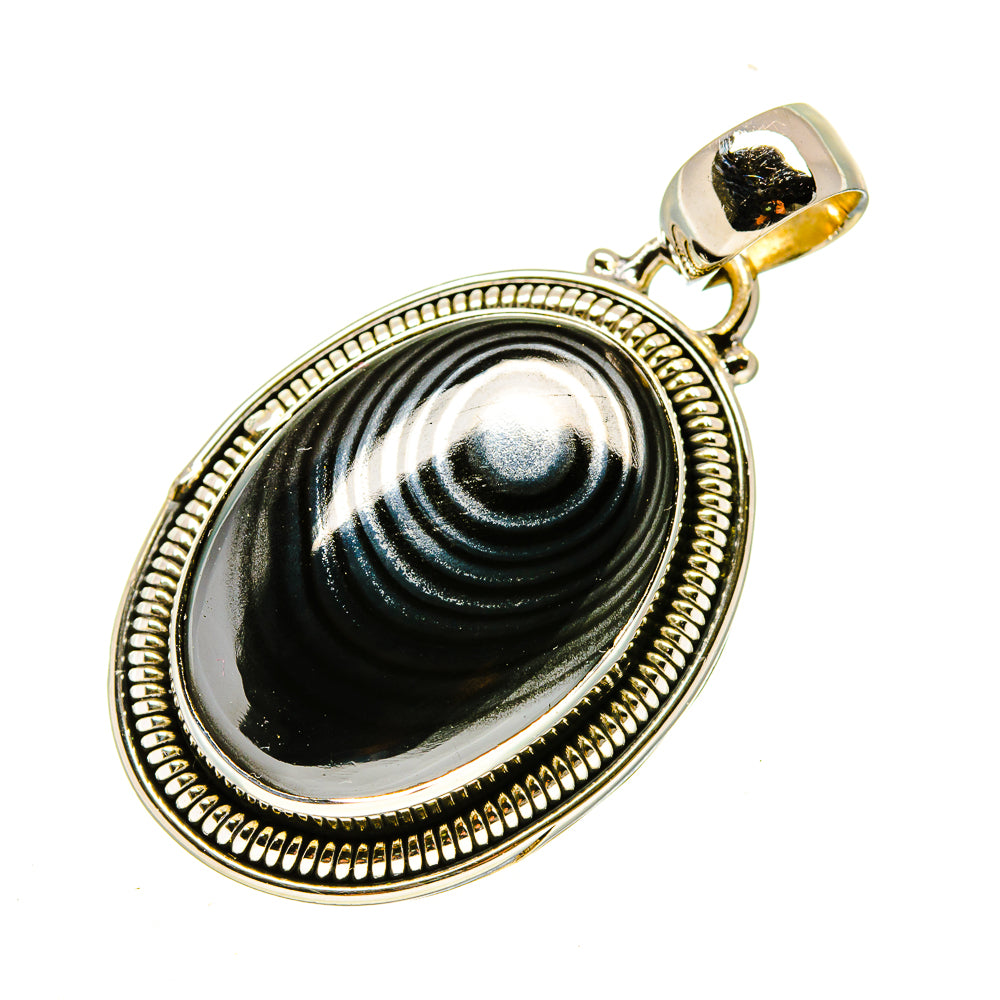 Psilomelane Pendants handcrafted by Anasilvercos - PD756025