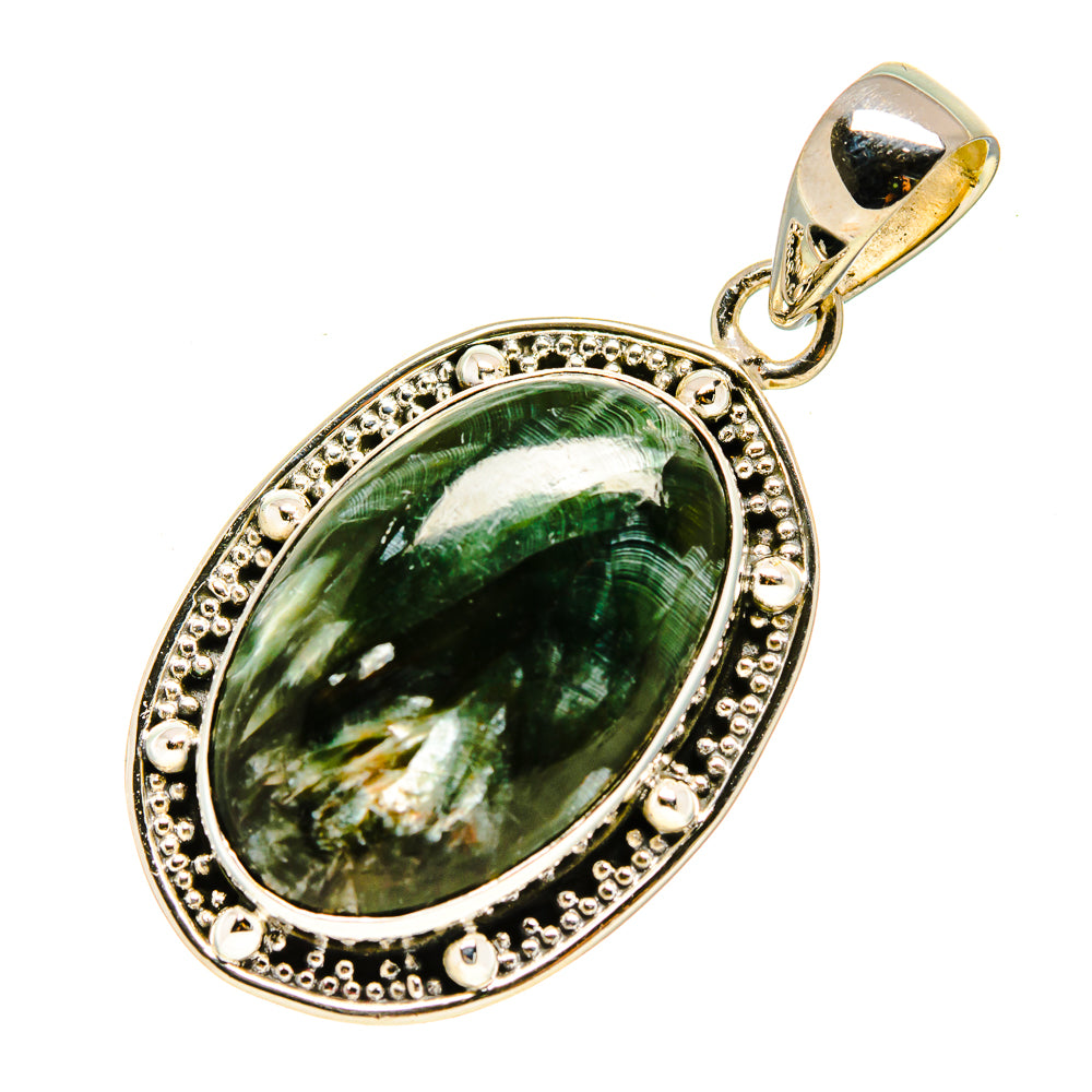 Seraphinite Pendants handcrafted by Anasilvercos - PD756035