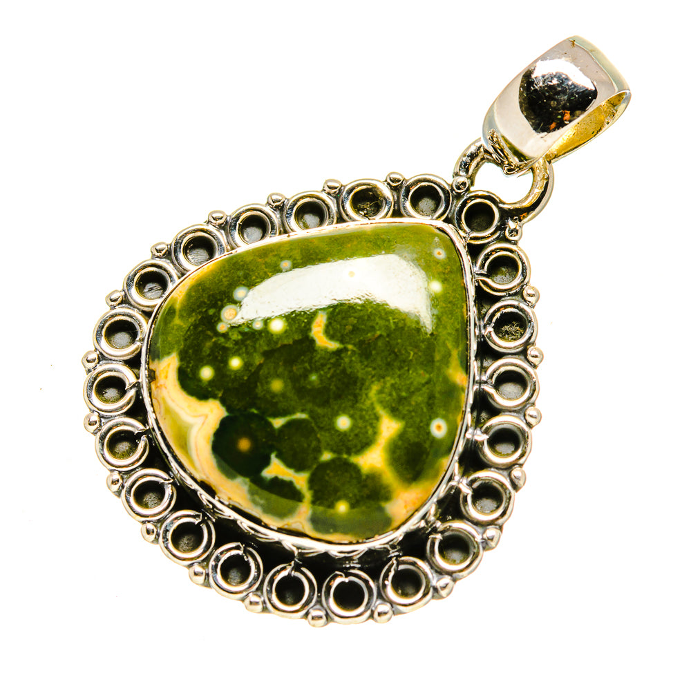 Ocean Jasper Pendants handcrafted by Anasilvercos - PD756040