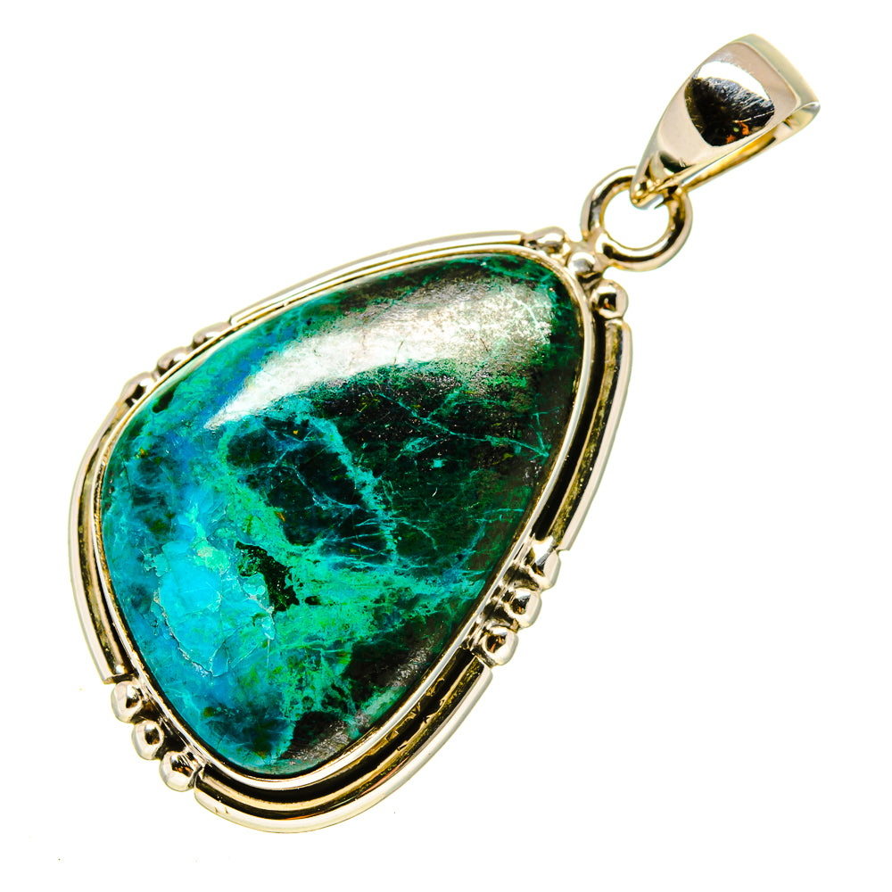 Chrysocolla Pendants handcrafted by Anasilvercos - PD756044