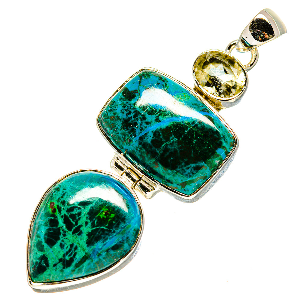 Chrysocolla Pendants handcrafted by Anasilvercos - PD756048