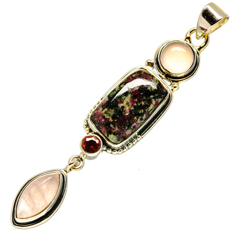Russian Eudialyte Pendants handcrafted by Anasilvercos - PD756051