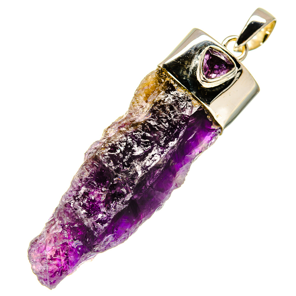 Amethyst Stalactite Pendants handcrafted by Anasilvercos - PD756056