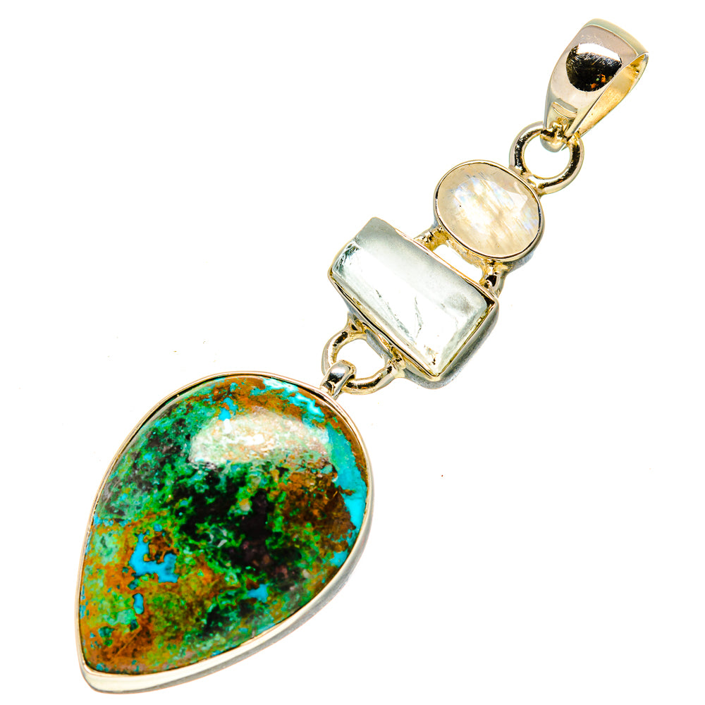 Chrysocolla Pendants handcrafted by Anasilvercos - PD756057