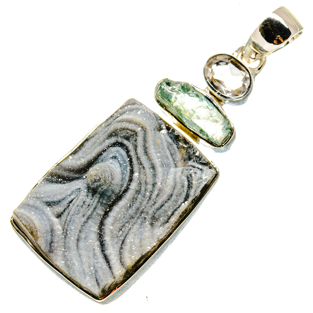 Desert Druzy Pendants handcrafted by Anasilvercos - PD756118