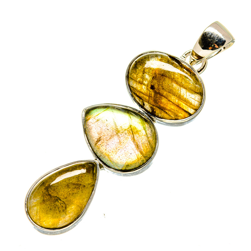 Labradorite Pendants handcrafted by Anasilvercos - PD756119