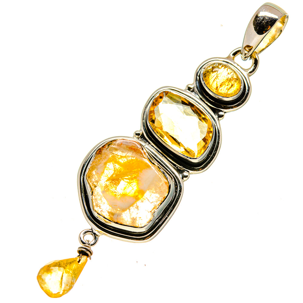 Citrine Pendants handcrafted by Anasilvercos - PD756141