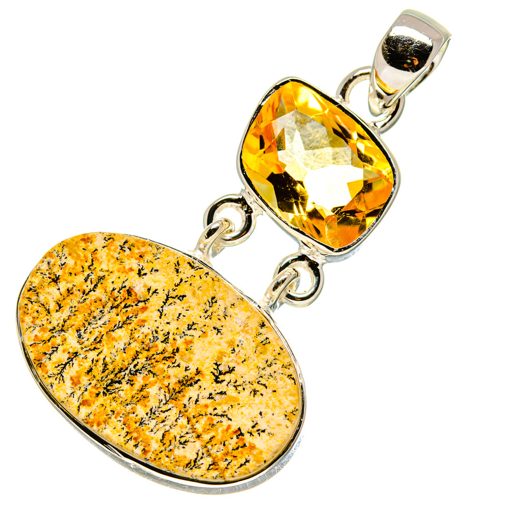 Germany Psilomelane Dendrite Pendants handcrafted by Anasilvercos - PD756158