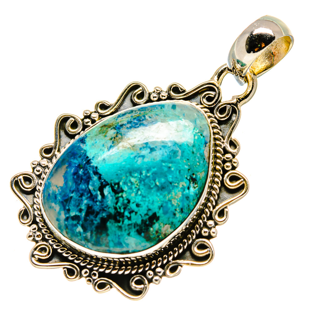 Chrysocolla Pendants handcrafted by Anasilvercos - PD756168