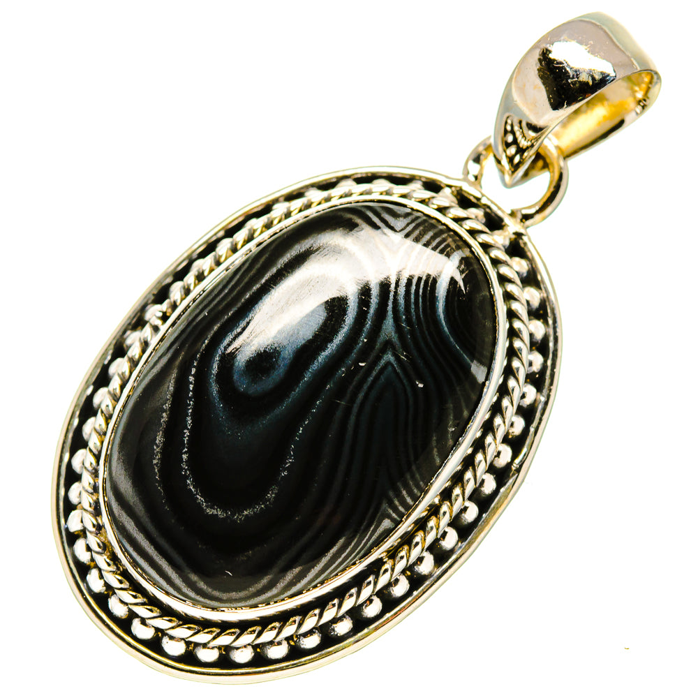 Psilomelane Pendants handcrafted by Anasilvercos - PD756172