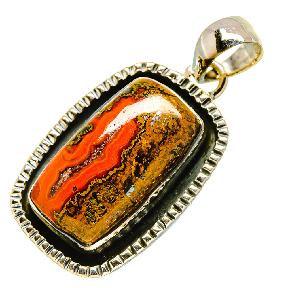 Moroccan Agate Pendants handcrafted by Anasilvercos - PD756202