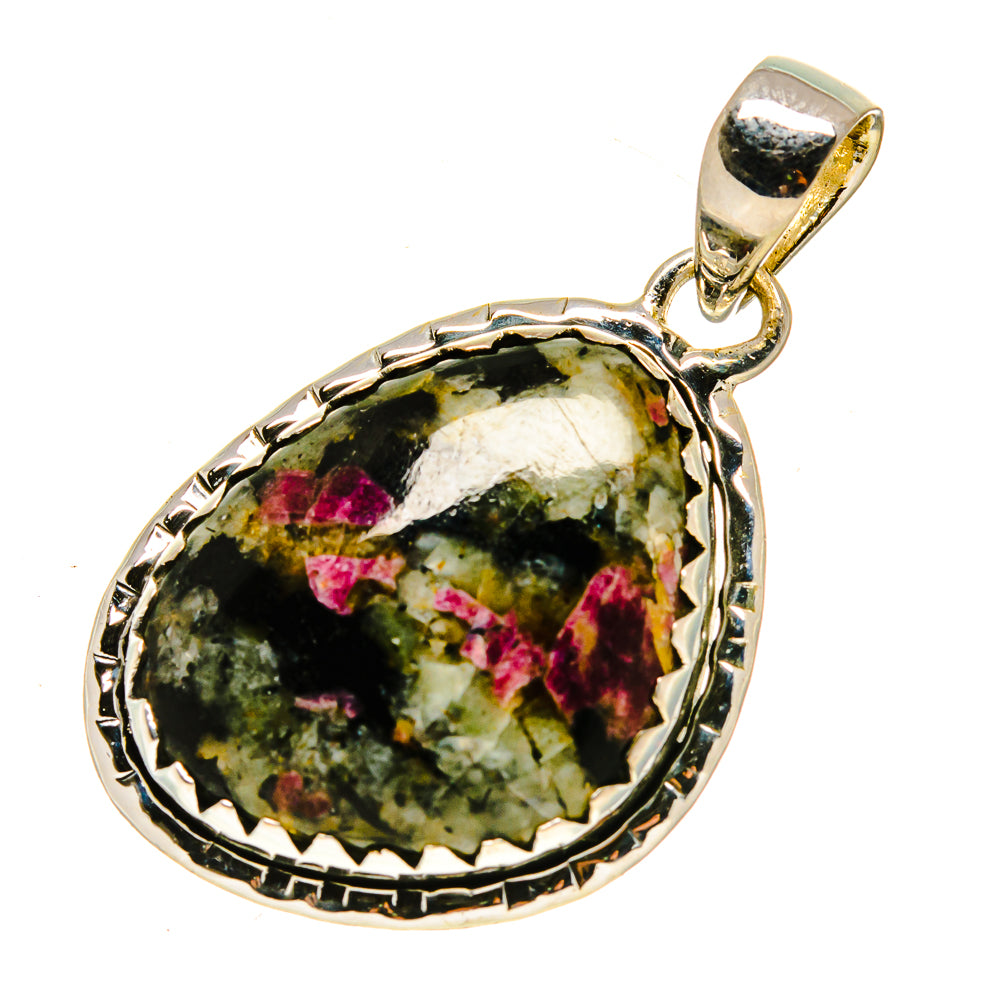 Russian Eudialyte Pendants handcrafted by Anasilvercos - PD756204