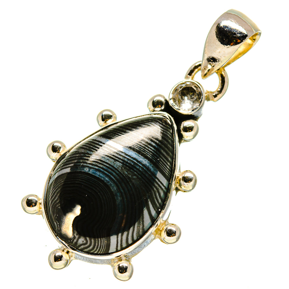 Psilomelane Pendants handcrafted by Anasilvercos - PD756205
