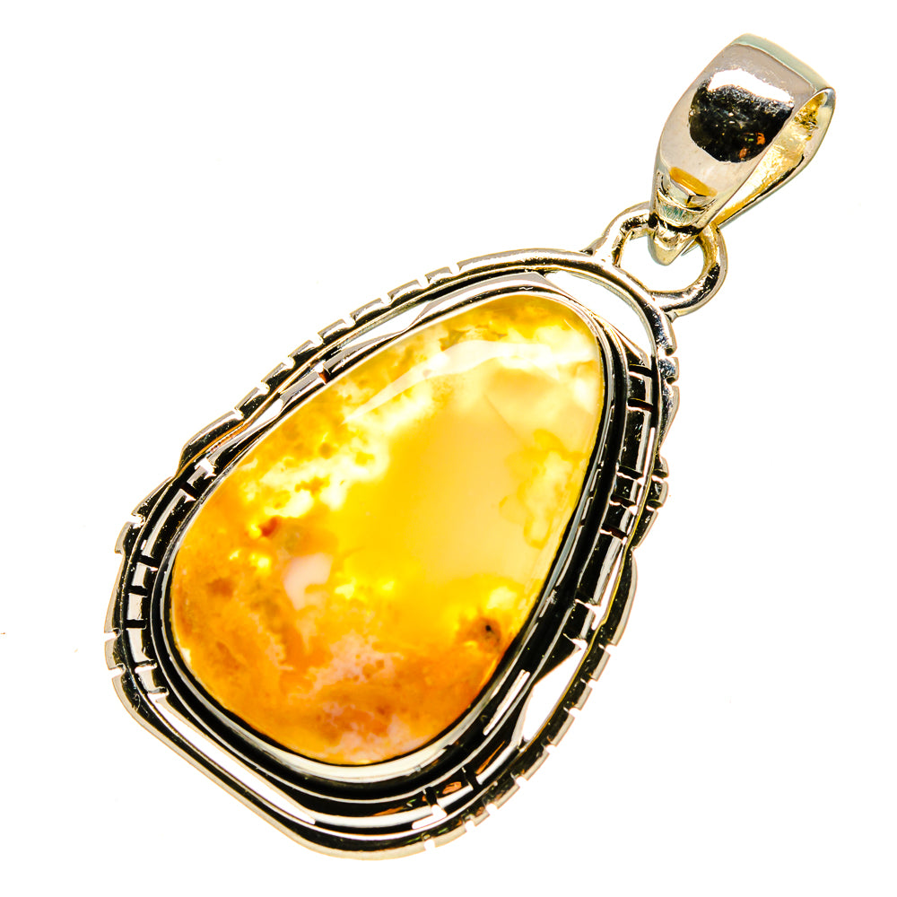 Plume Agate Pendants handcrafted by Anasilvercos - PD756215