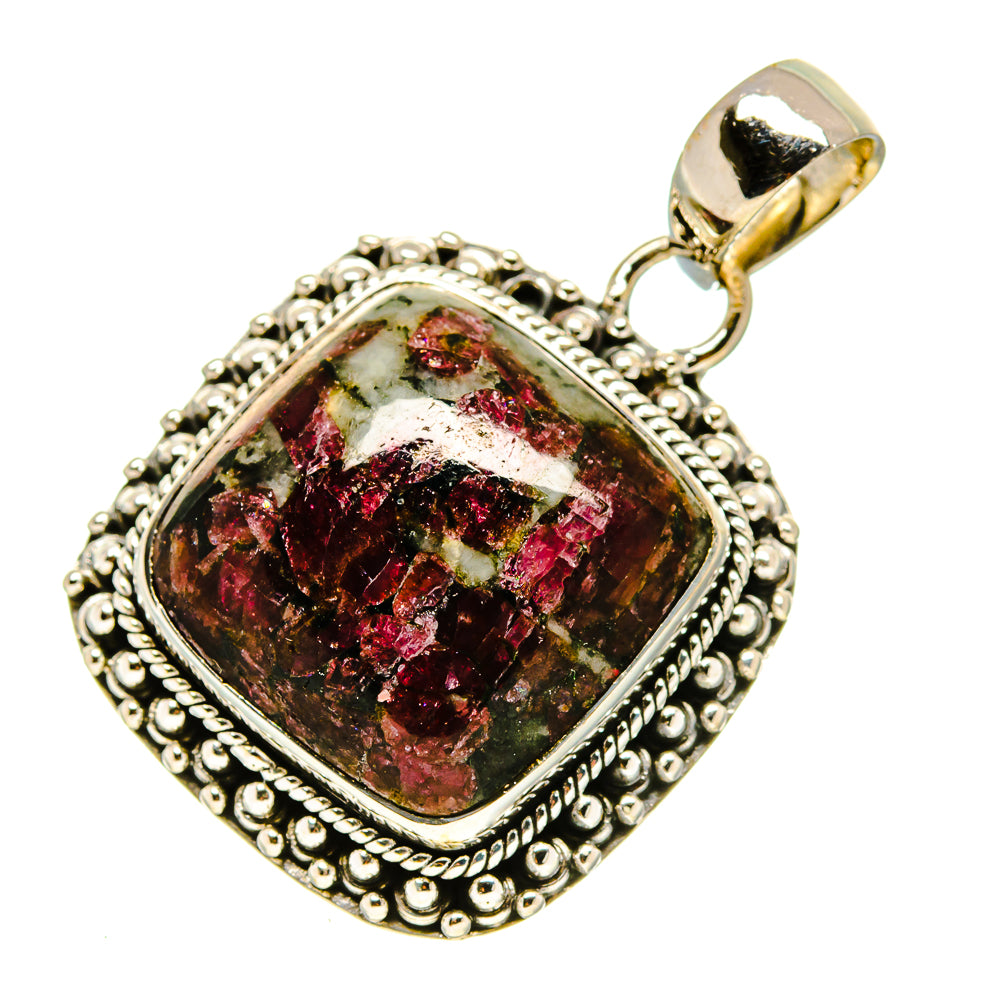 Russian Eudialyte Pendants handcrafted by Anasilvercos - PD756224