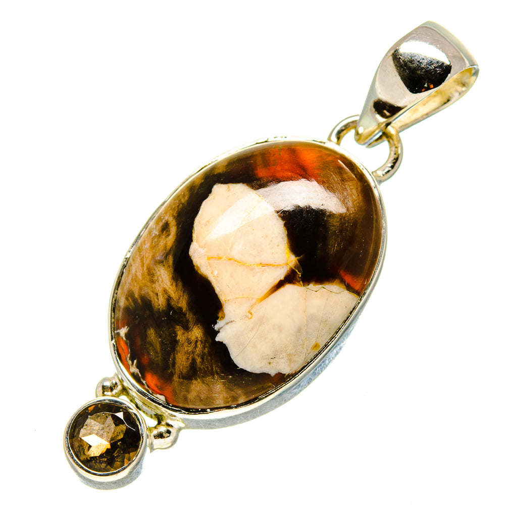 Peanut Wood Jasper Pendants handcrafted by Anasilvercos - PD756256