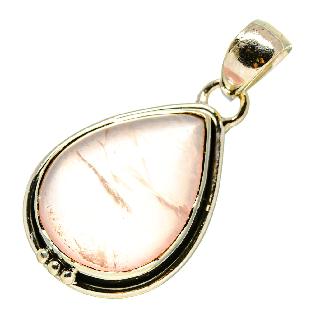 Rose Quartz Pendants handcrafted by Anasilvercos - PD756267