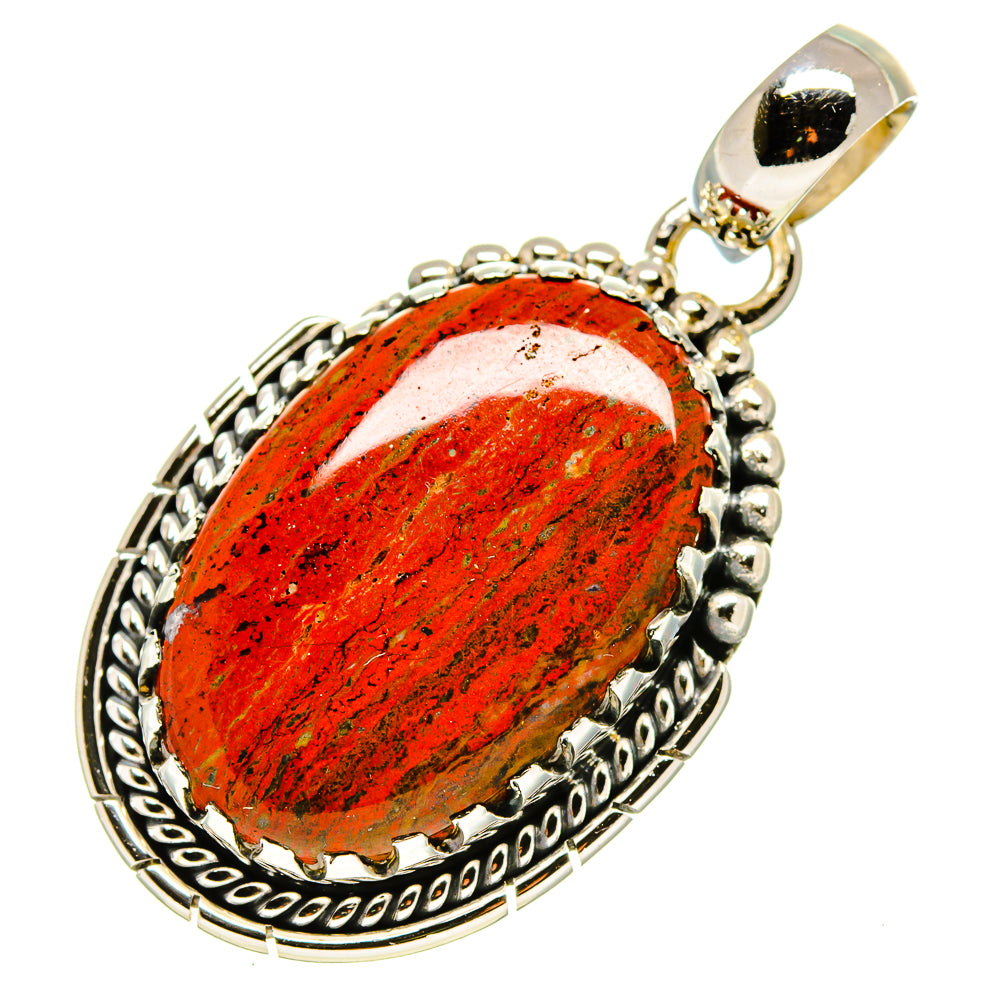 Red Jasper Pendants handcrafted by Anasilvercos - PD756270