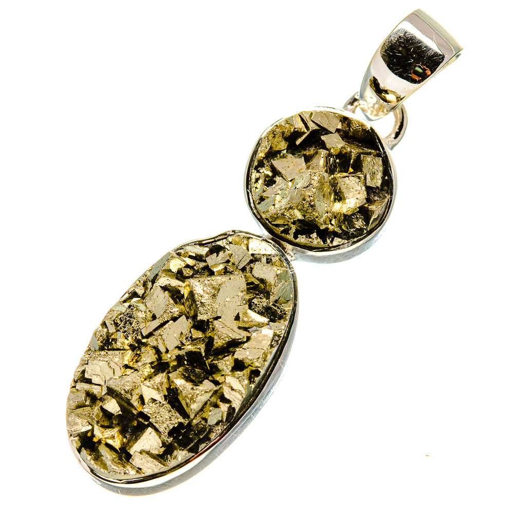 Pyrite Pendants handcrafted by Anasilvercos - PD756277