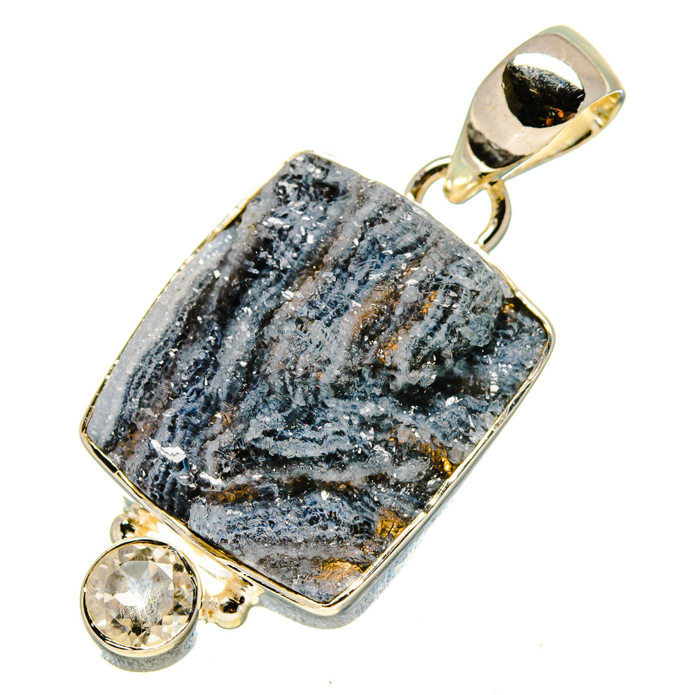 Desert Druzy Pendants handcrafted by Anasilvercos - PD756328