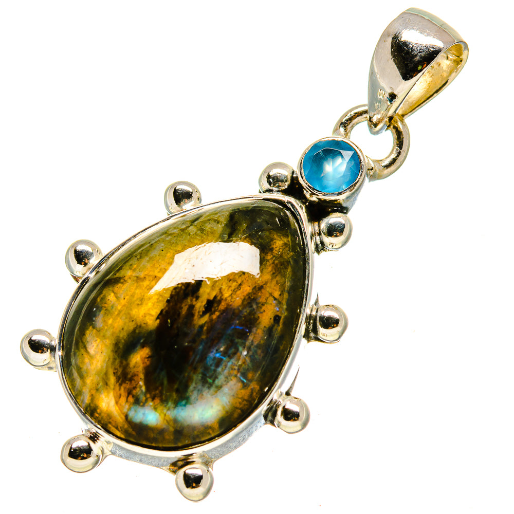 Labradorite Pendants handcrafted by Anasilvercos - PD756330