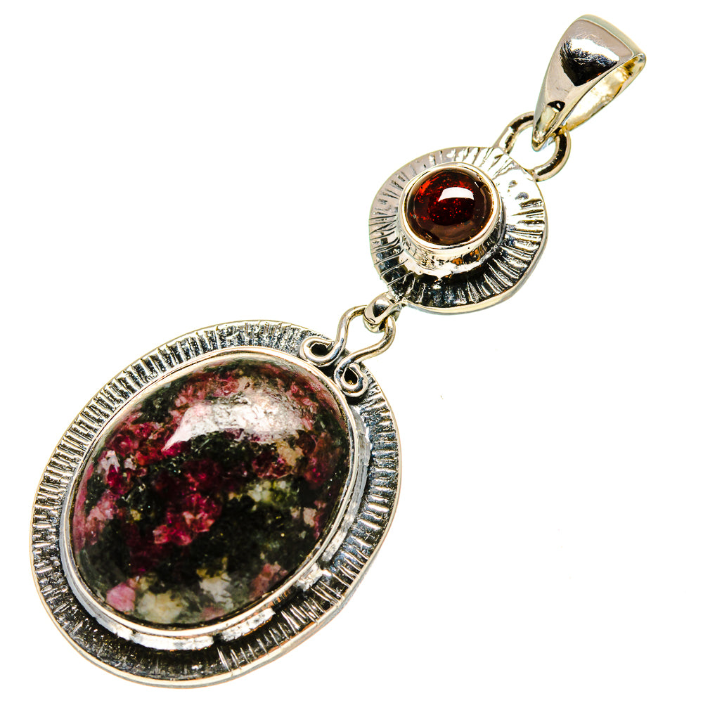 Russian Eudialyte Pendants handcrafted by Anasilvercos - PD756348