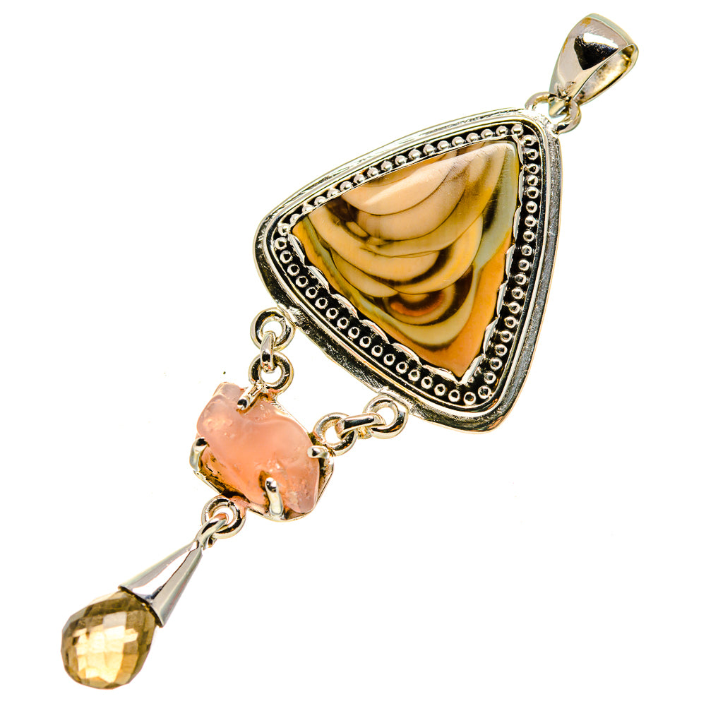 Willow Creek Jasper Pendants handcrafted by Anasilvercos - PD756351