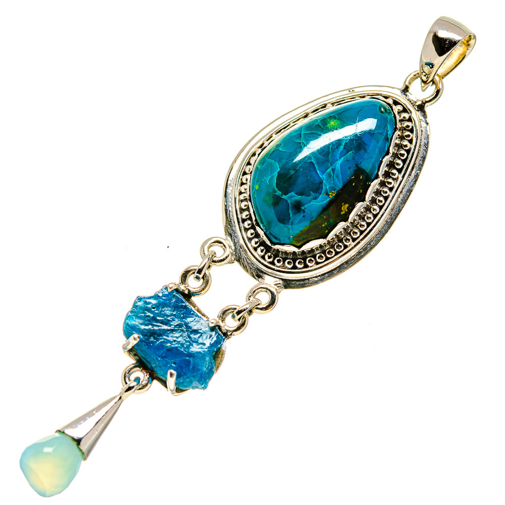 Chrysocolla Pendants handcrafted by Anasilvercos - PD756352
