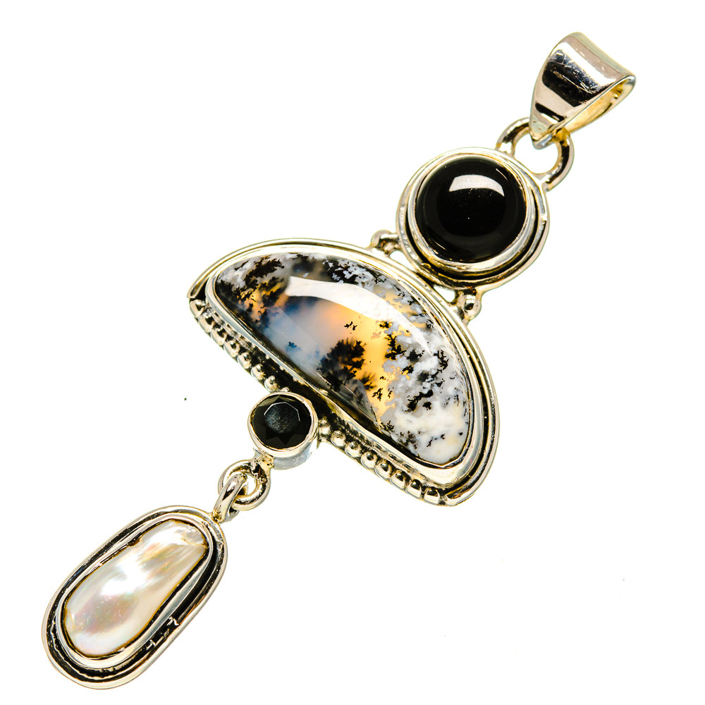 Dendritic Opal Pendants handcrafted by Anasilvercos - PD756354