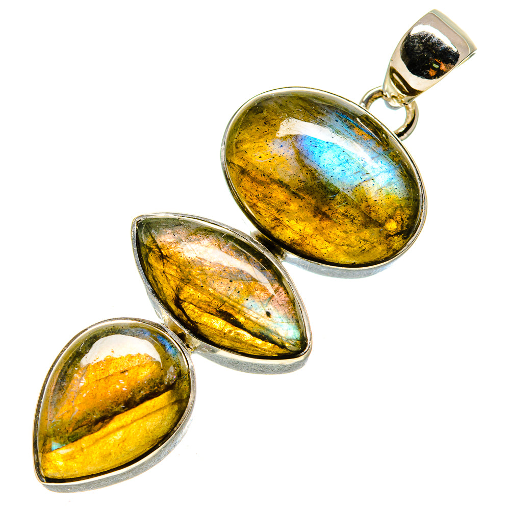 Labradorite Pendants handcrafted by Anasilvercos - PD756357