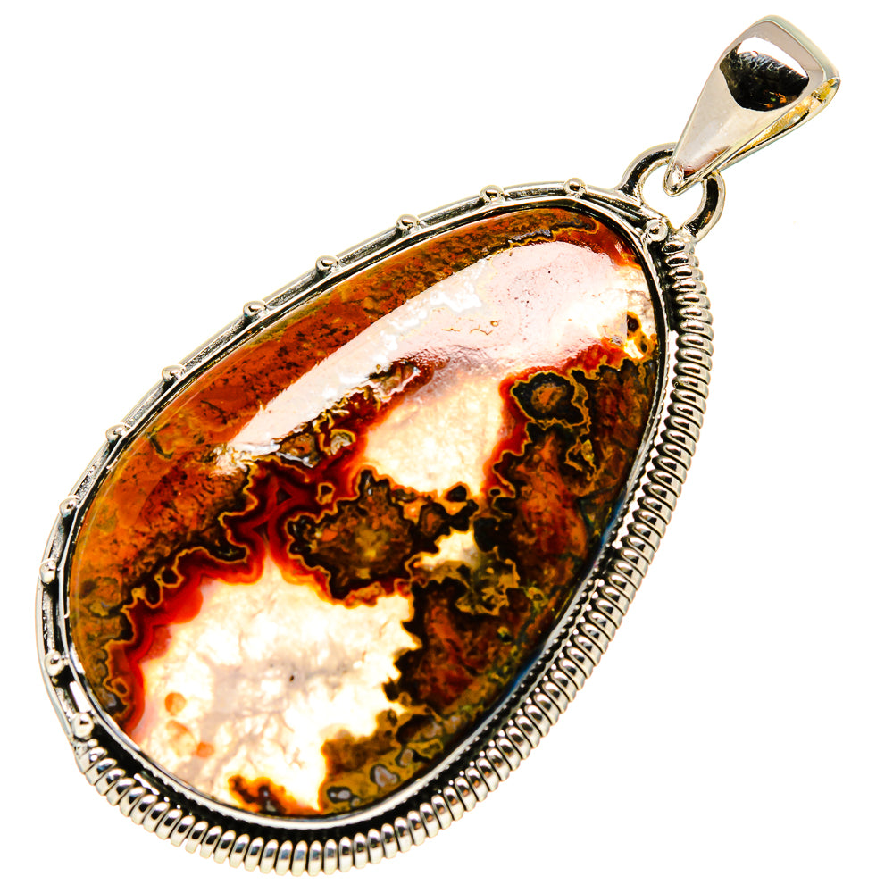 Moroccan Agate Pendants handcrafted by Anasilvercos - PD756359