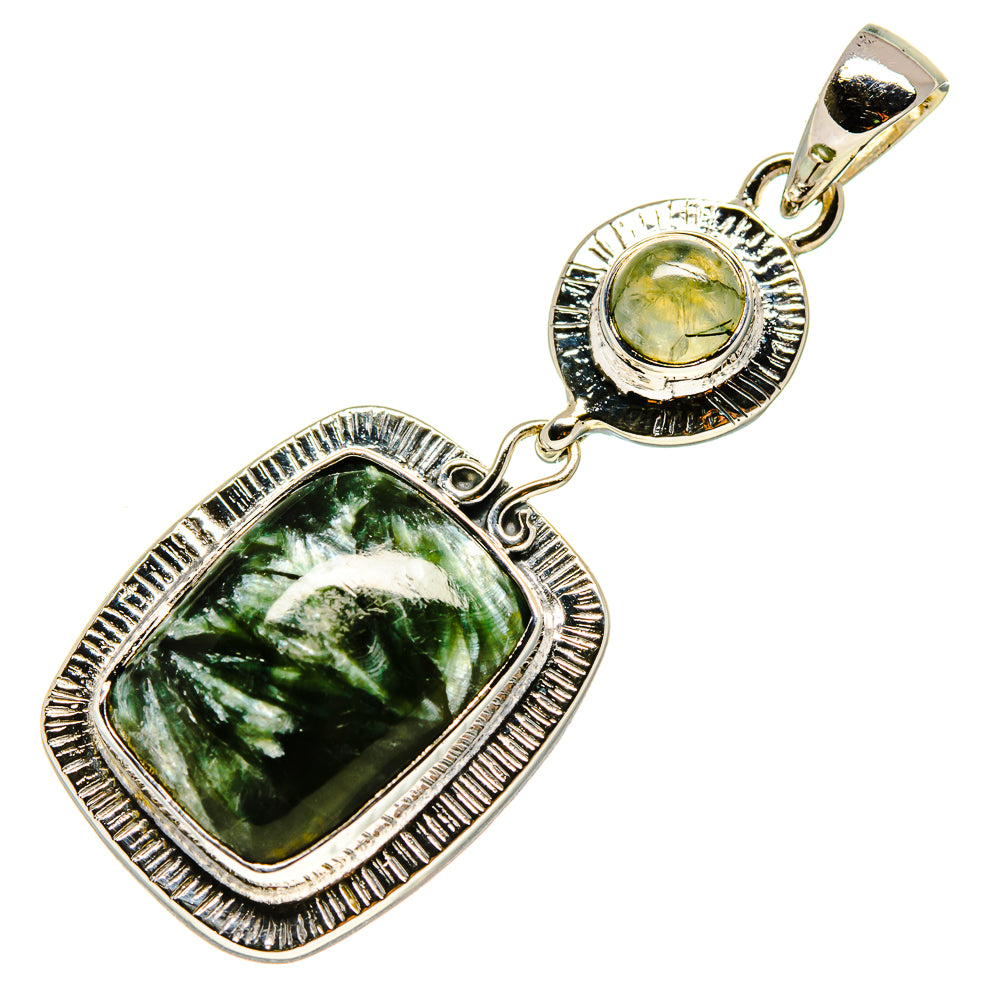 Seraphinite Pendants handcrafted by Anasilvercos - PD756360