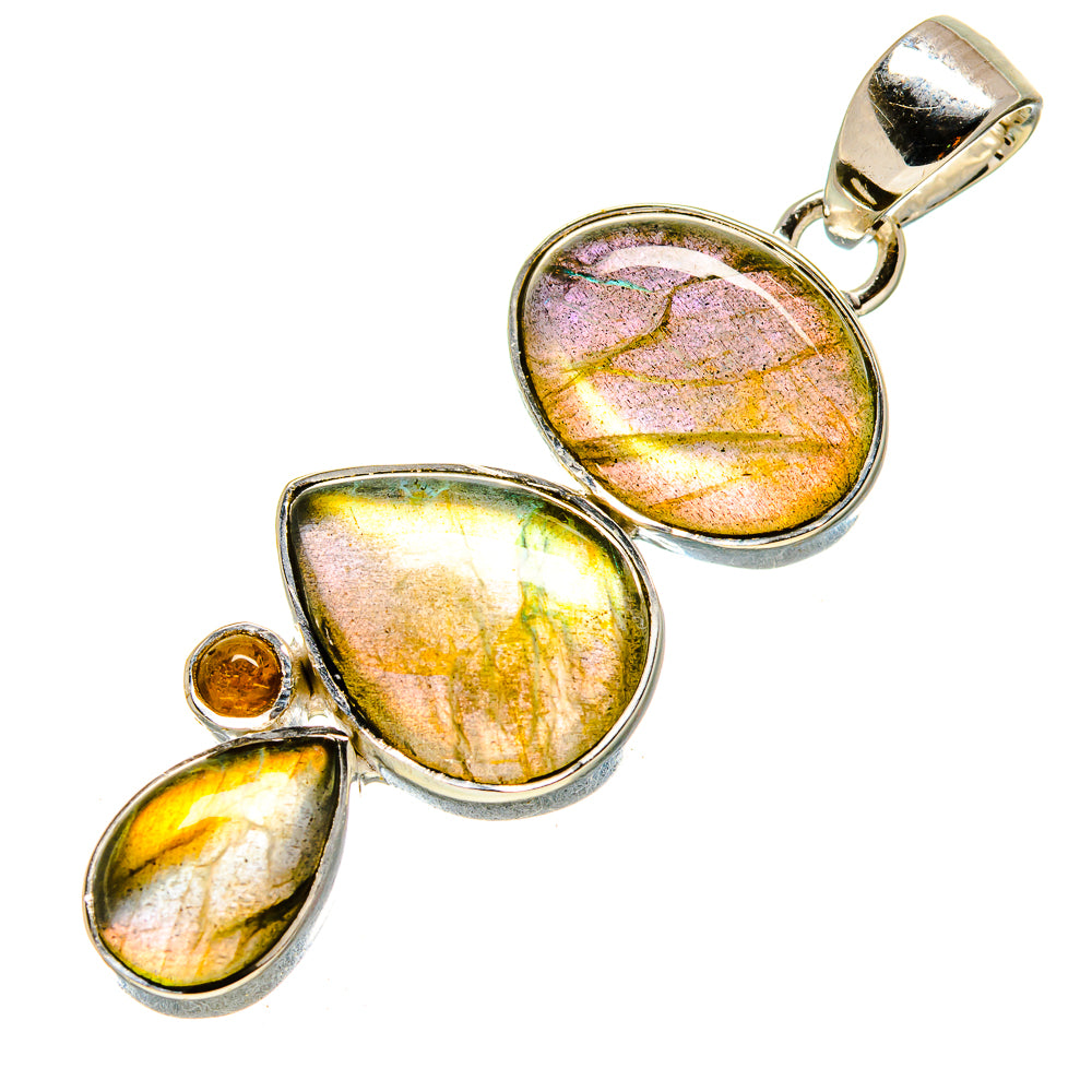 Labradorite Pendants handcrafted by Anasilvercos - PD756363
