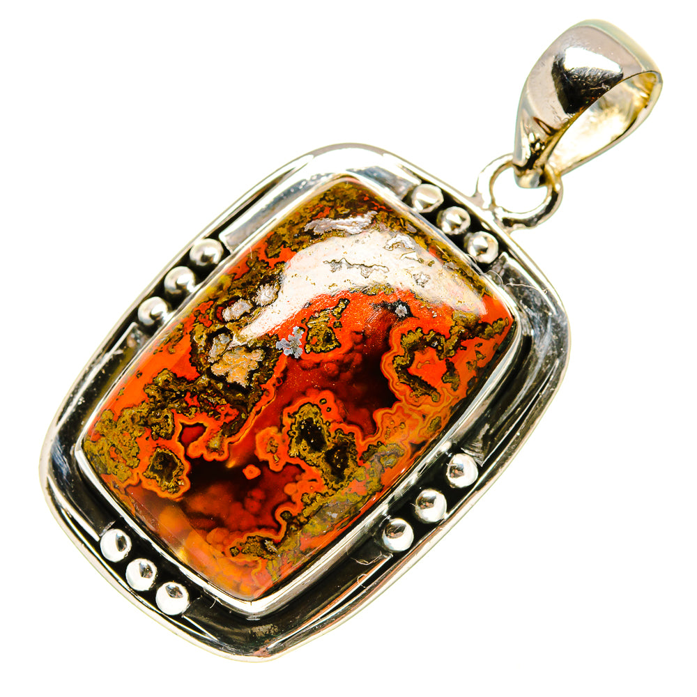 Moroccan Agate Pendants handcrafted by Anasilvercos - PD756381
