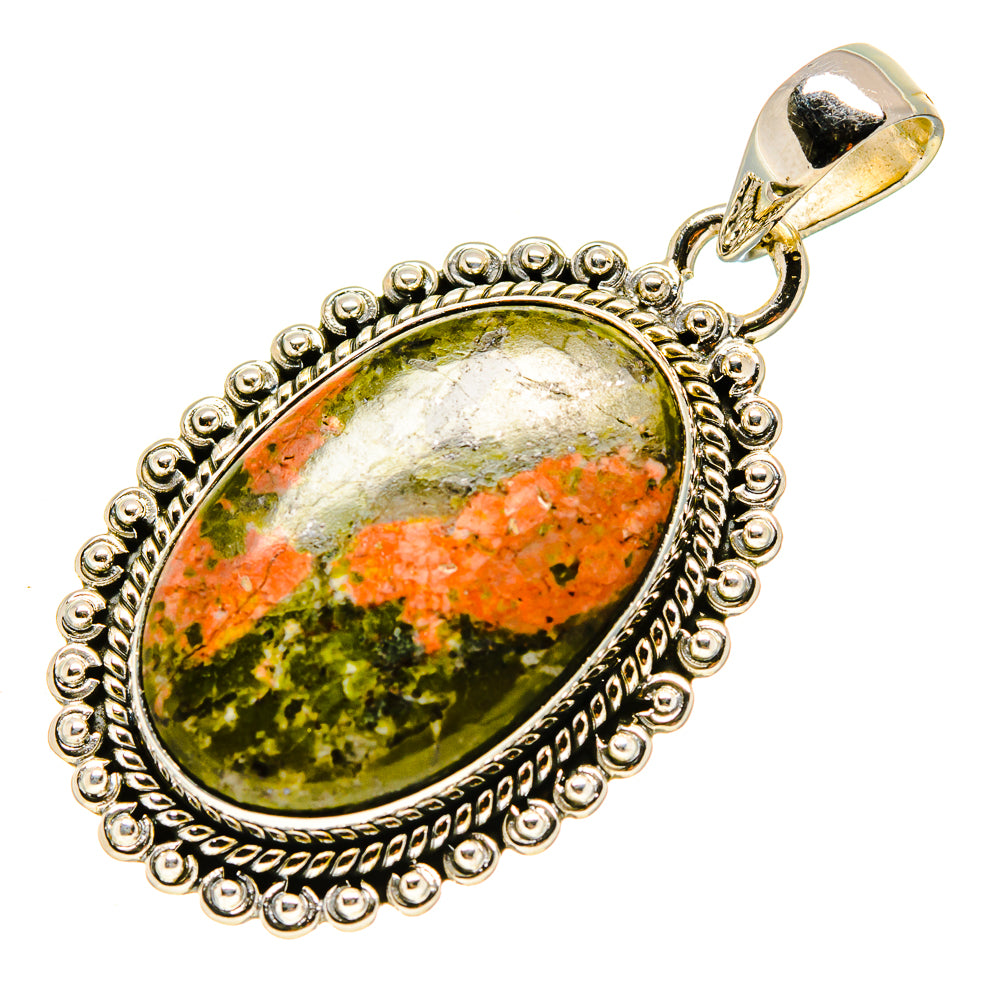 Unakite Pendants handcrafted by Anasilvercos - PD756385
