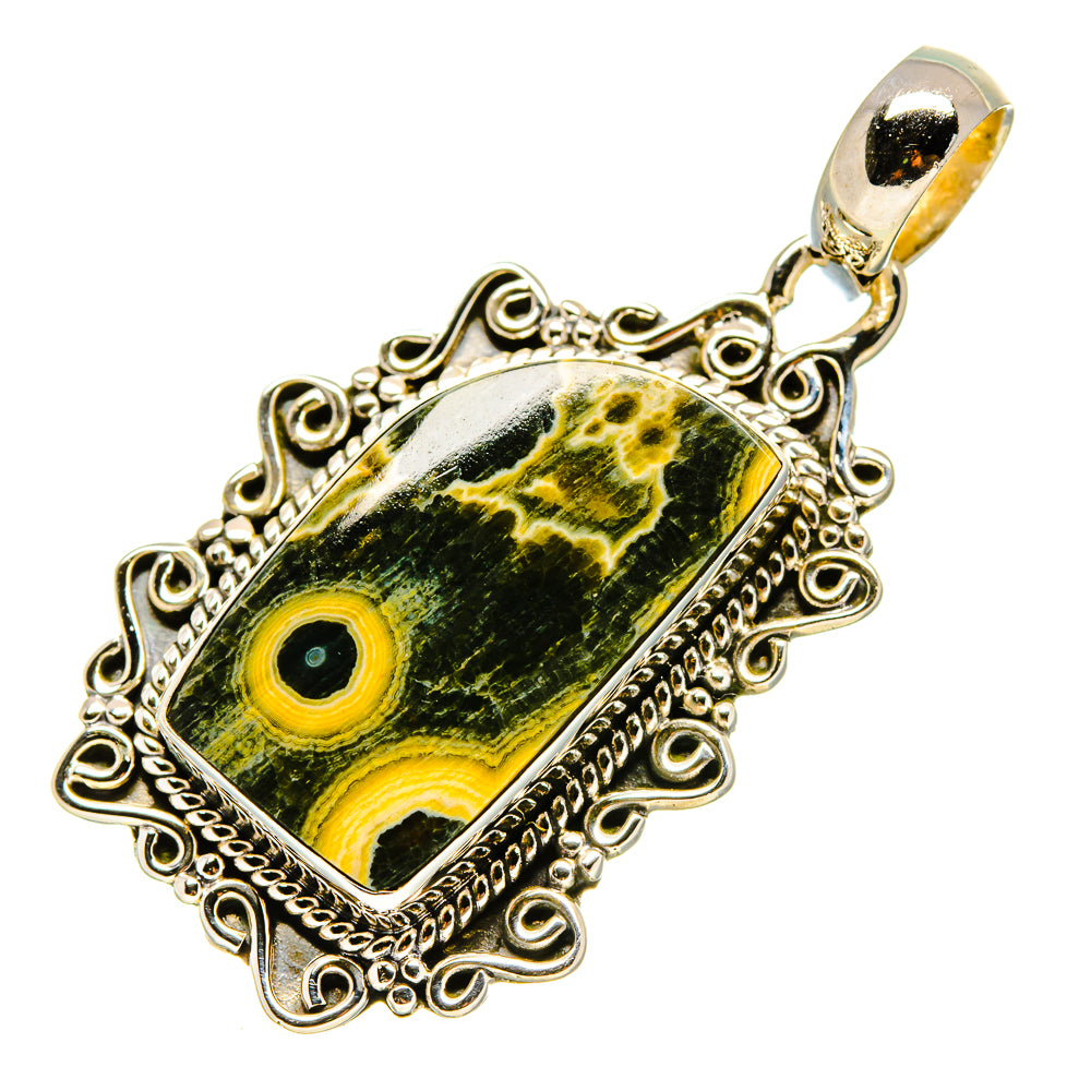 Ocean Jasper Pendants handcrafted by Anasilvercos - PD756386