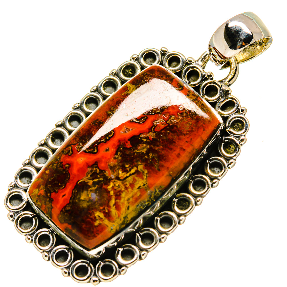 Moroccan Agate Pendants handcrafted by Anasilvercos - PD756393