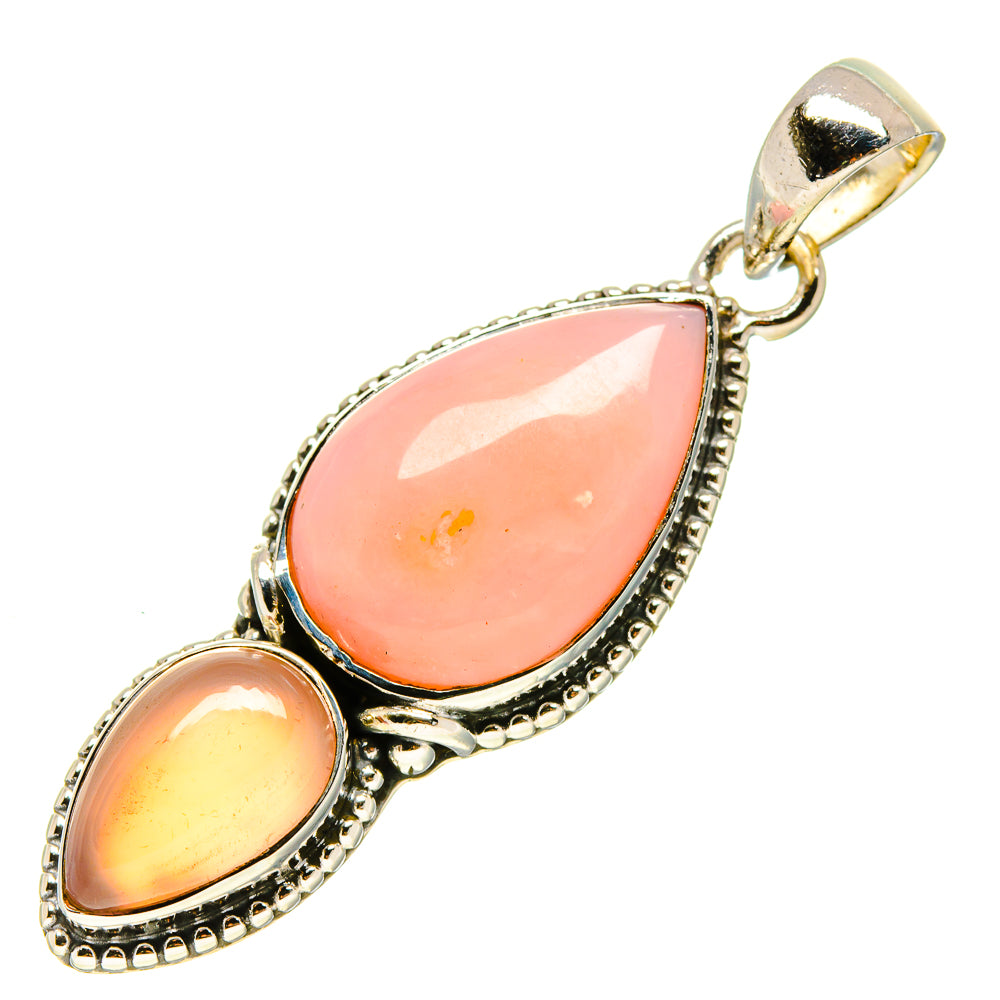 Pink Opal Pendants handcrafted by Anasilvercos - PD756399