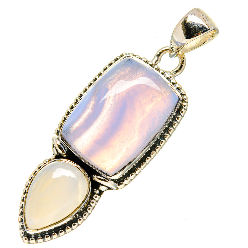 Blue Lace Agate Pendants handcrafted by Anasilvercos - PD756401